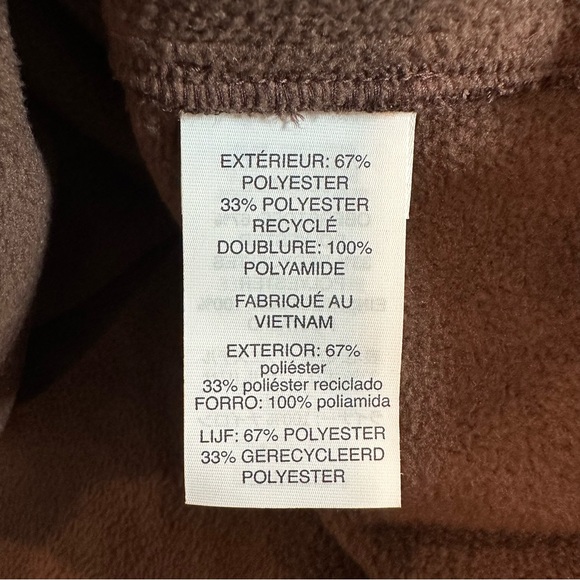 Vuori Jacket Womens M Sycamore Short Shirt Jacket Snap Button Fleece Brown Java - Picture 9 of 9